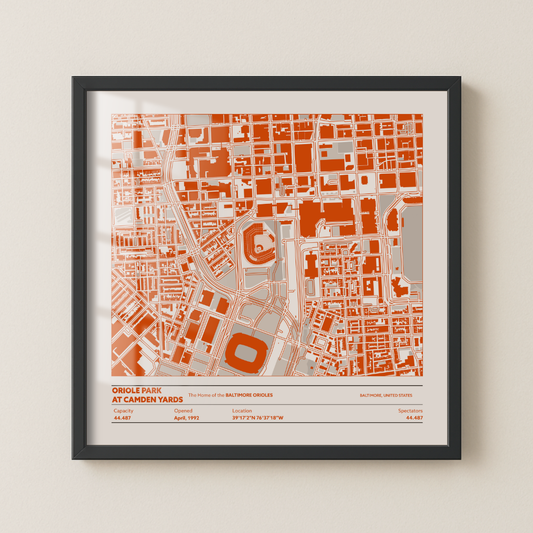 ORIOLE PARK AT CAMDEN YARDS STADIUM Aerial - Detailed