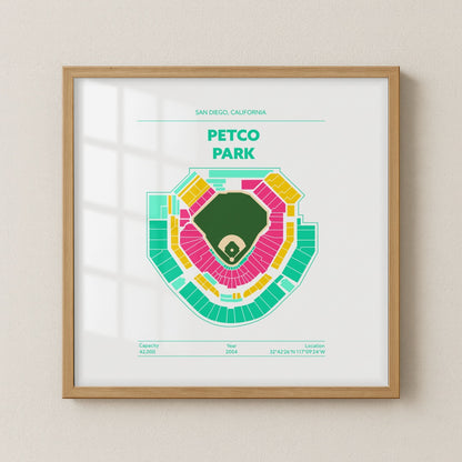 Petco Park Stadium - City Connect Green Field Dark