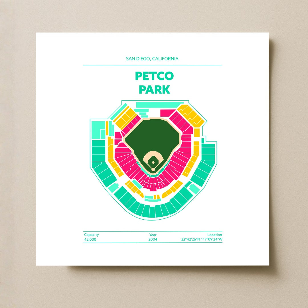 Petco Park Stadium - City Connect Green Field Dark