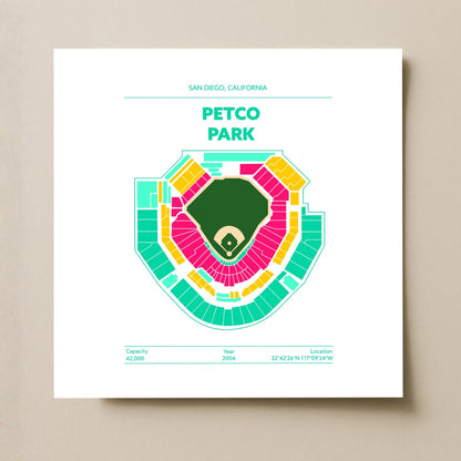 Petco Park Stadium - City Connect Green Field Dark