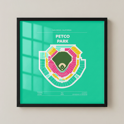 Petco Park Stadium - City Connect Green Field Dark