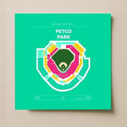 Petco Park Stadium - City Connect Green Field Dark