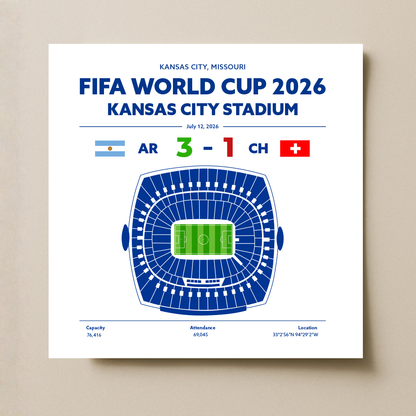 ARvsCH - World Cup Soccer Poster