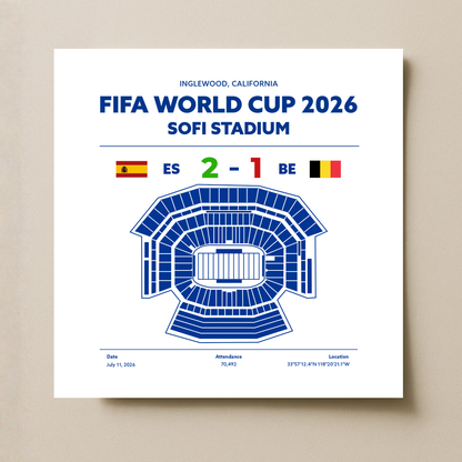 ESvsBE - World Cup Soccer Poster