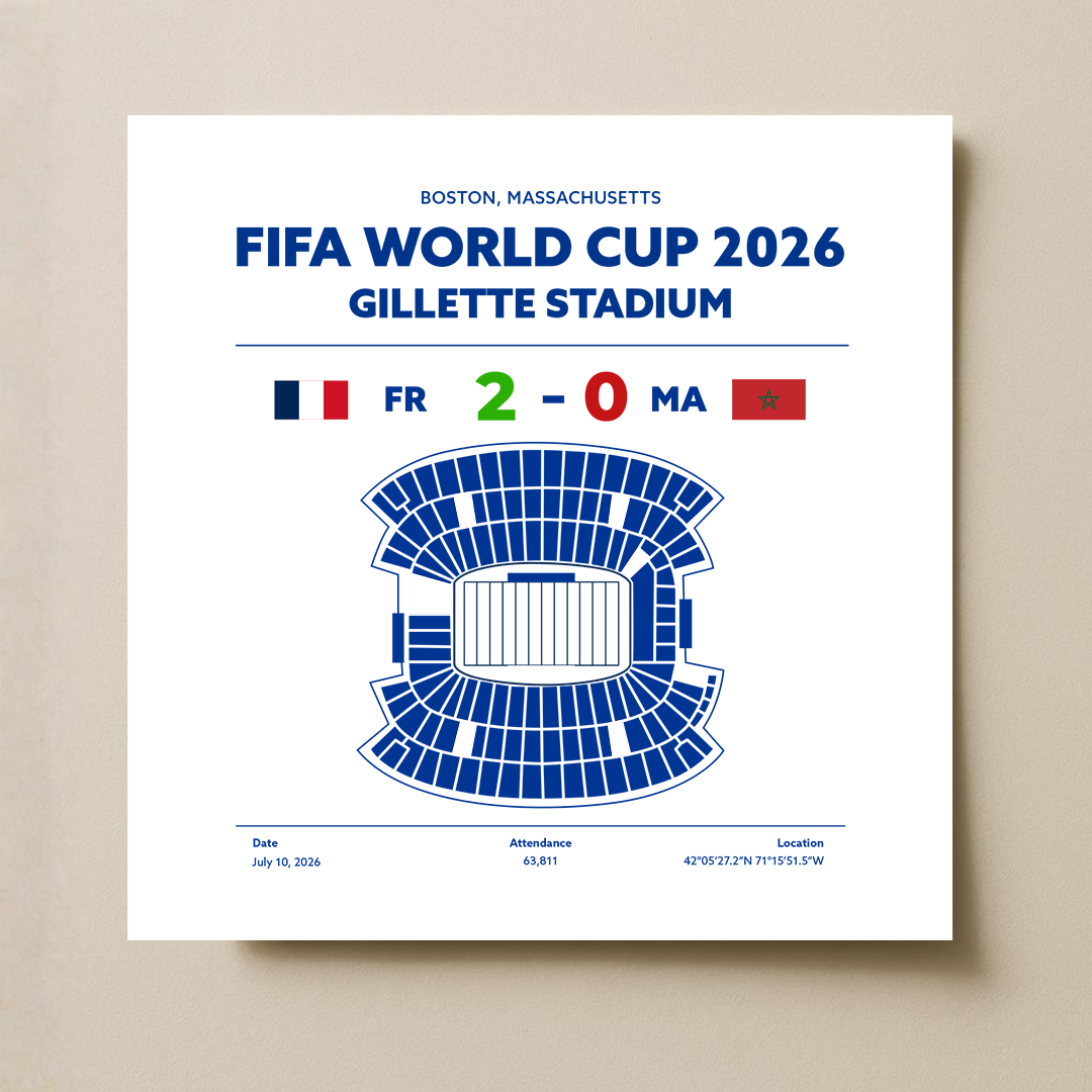 FRvsMA - World Cup Soccer Poster
