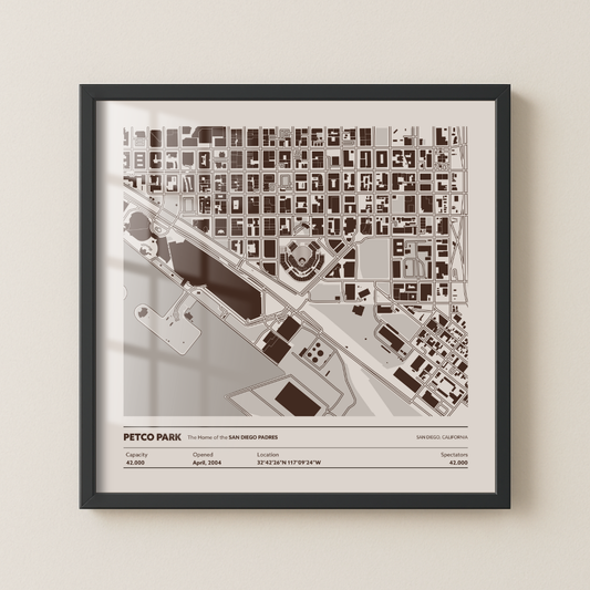 PETCO PARK STADIUM Aerial - Detailed