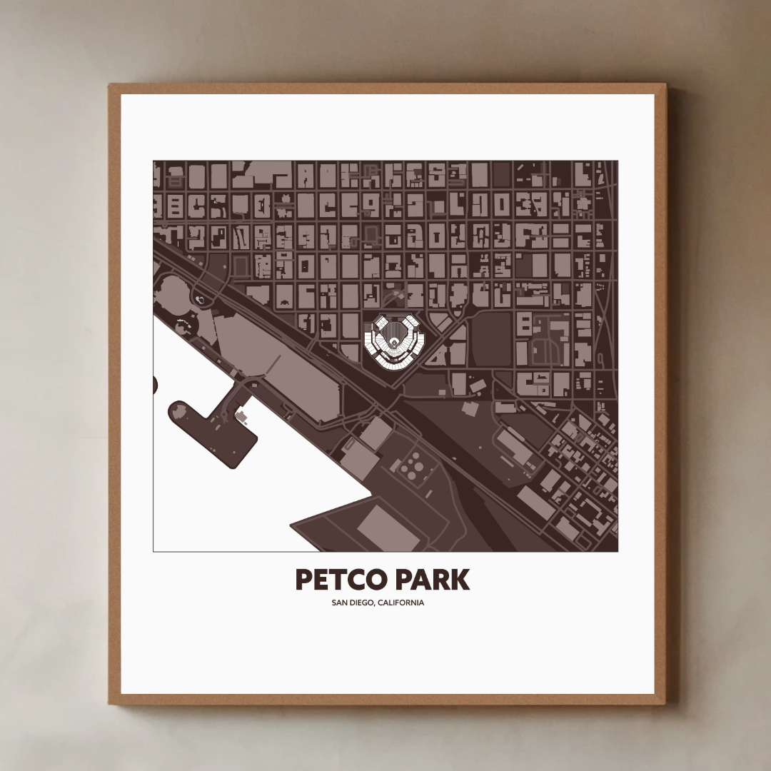 PETCO PARK STADIUM Aerial - Minimal