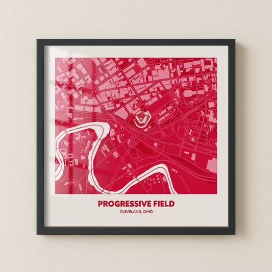 PROGRESSIVE FIELD STADIUM Aerial - Minimal
