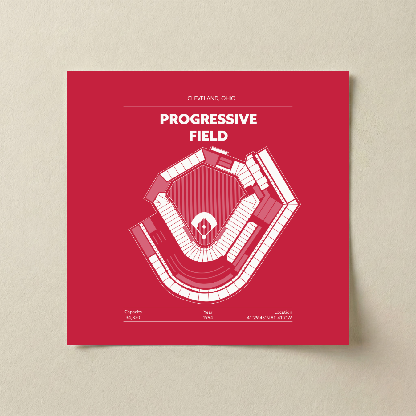 Progressive Field Stadium - Classic Dark