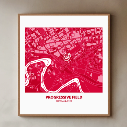 PROGRESSIVE FIELD STADIUM Aerial - Minimal