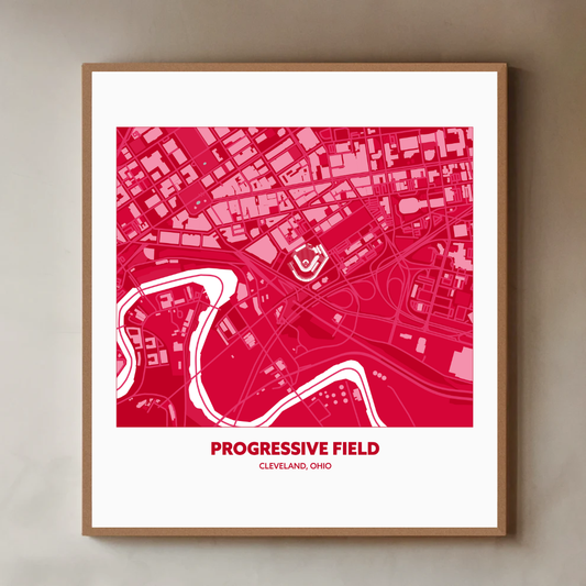 PROGRESSIVE FIELD STADIUM Aerial - Minimal