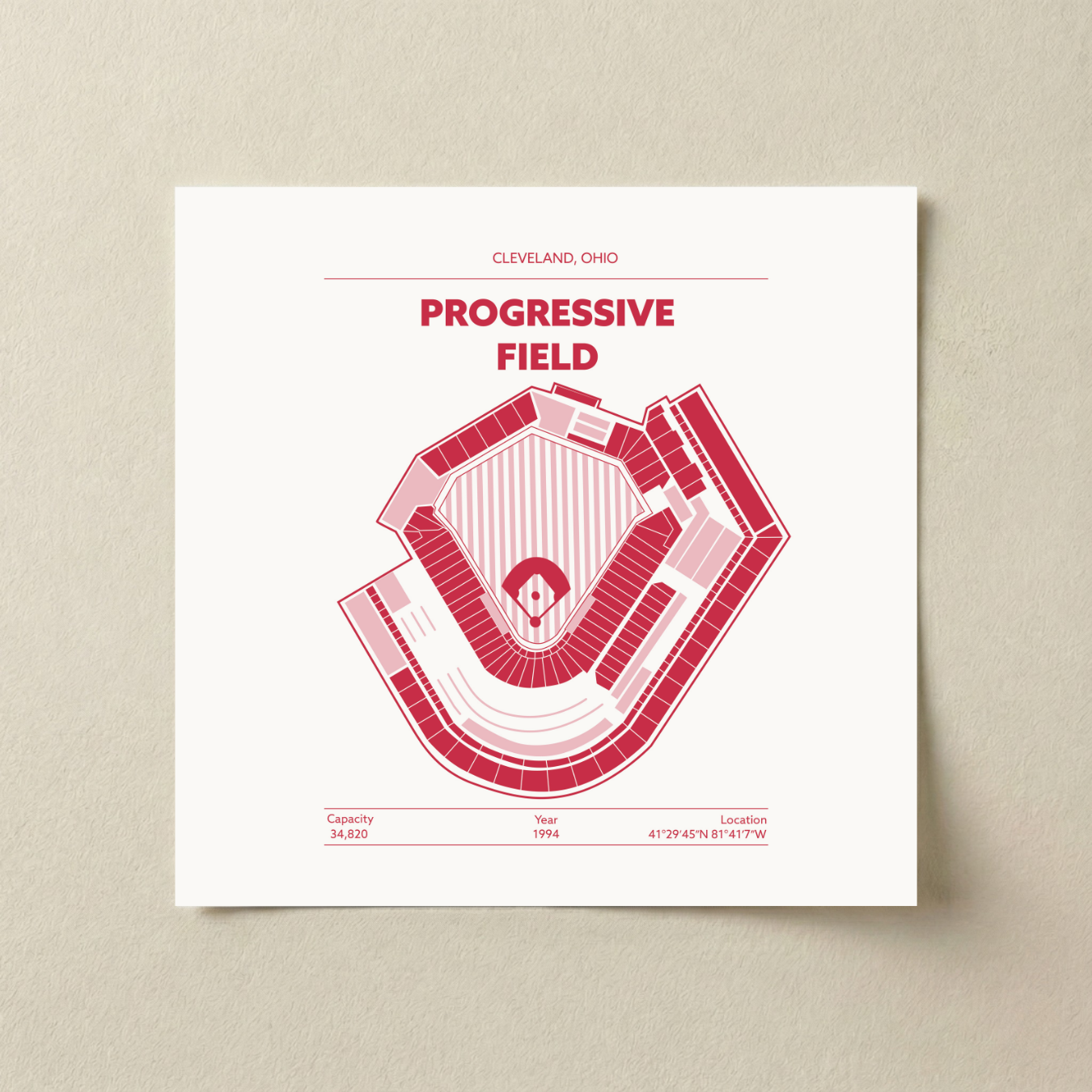 Progressive Field Stadium - Classic Light