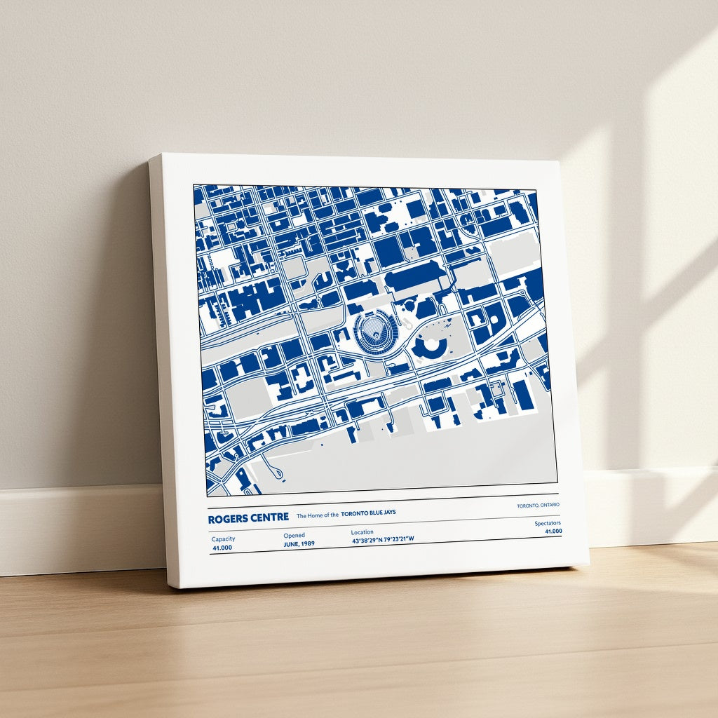 Rogers Centre Stadium - City Map Light