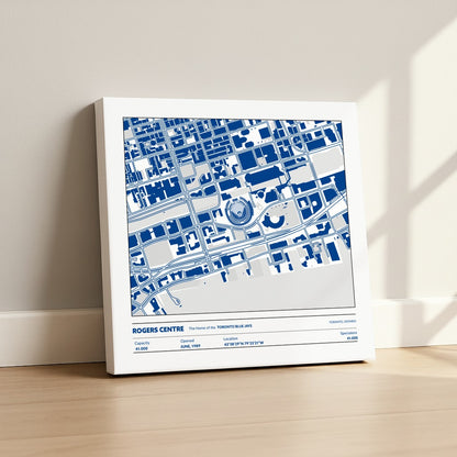 Rogers Centre Stadium - City Map Light