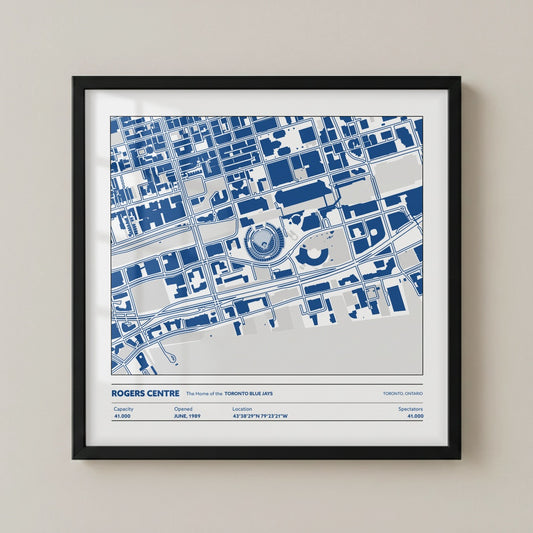 Rogers Centre Stadium - City Map Light