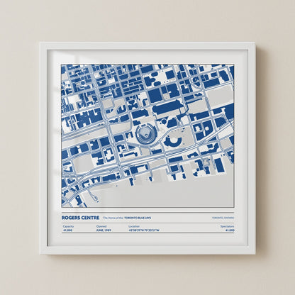 Rogers Centre Stadium - City Map Light