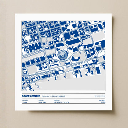 Rogers Centre Stadium - City Map Light