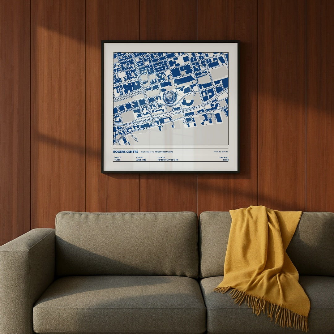 Rogers Centre Stadium - City Map Light