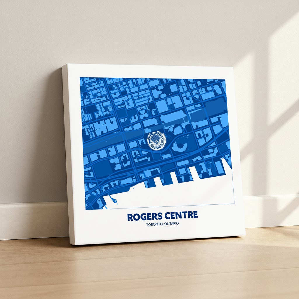 Rogers Centre Stadium - City Map Dark
