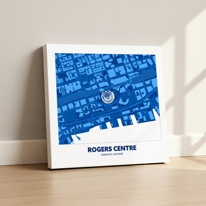Rogers Centre Stadium - City Map Dark