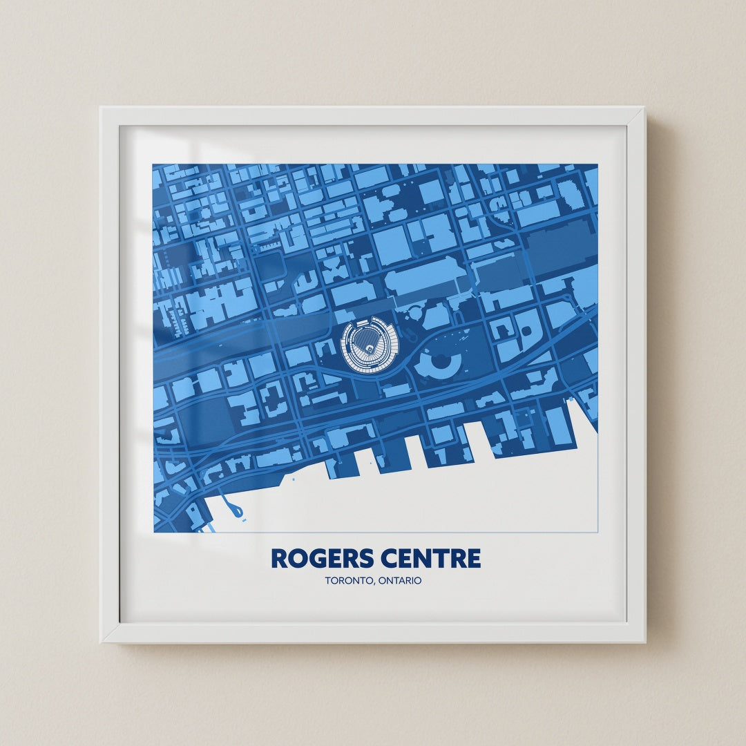 Rogers Centre Stadium - City Map Dark