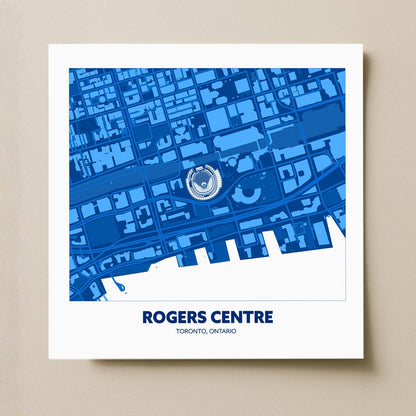 Rogers Centre Stadium - City Map Dark