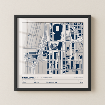 T-Mobile Park - Aerial Detailed