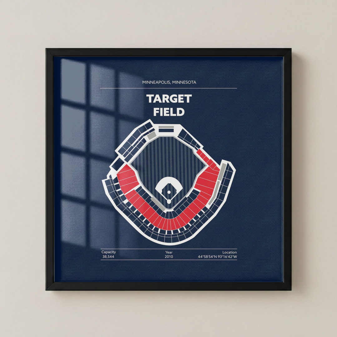Target Field Stadium - Signature Dark – Stadium Print Studio