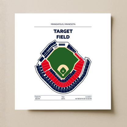 Target Field Stadium - Green Field Light