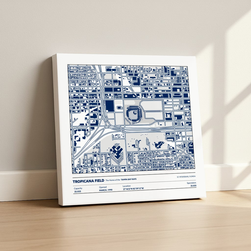 Tropicanca Field - City Map Light