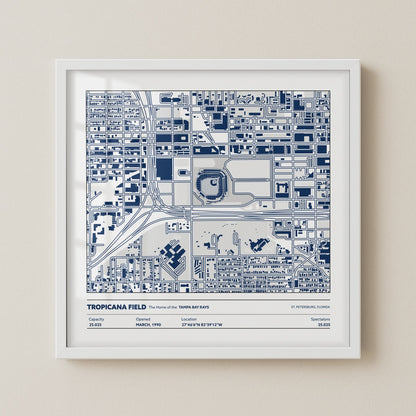 Tropicanca Field - City Map Light