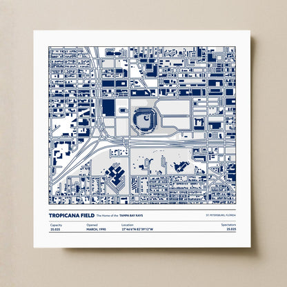 Tropicanca Field - City Map Light