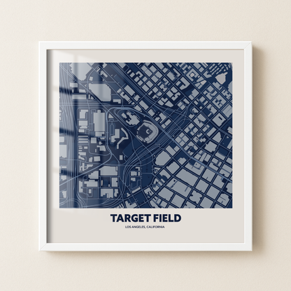 Target Field Stadium - CIty Map Dark