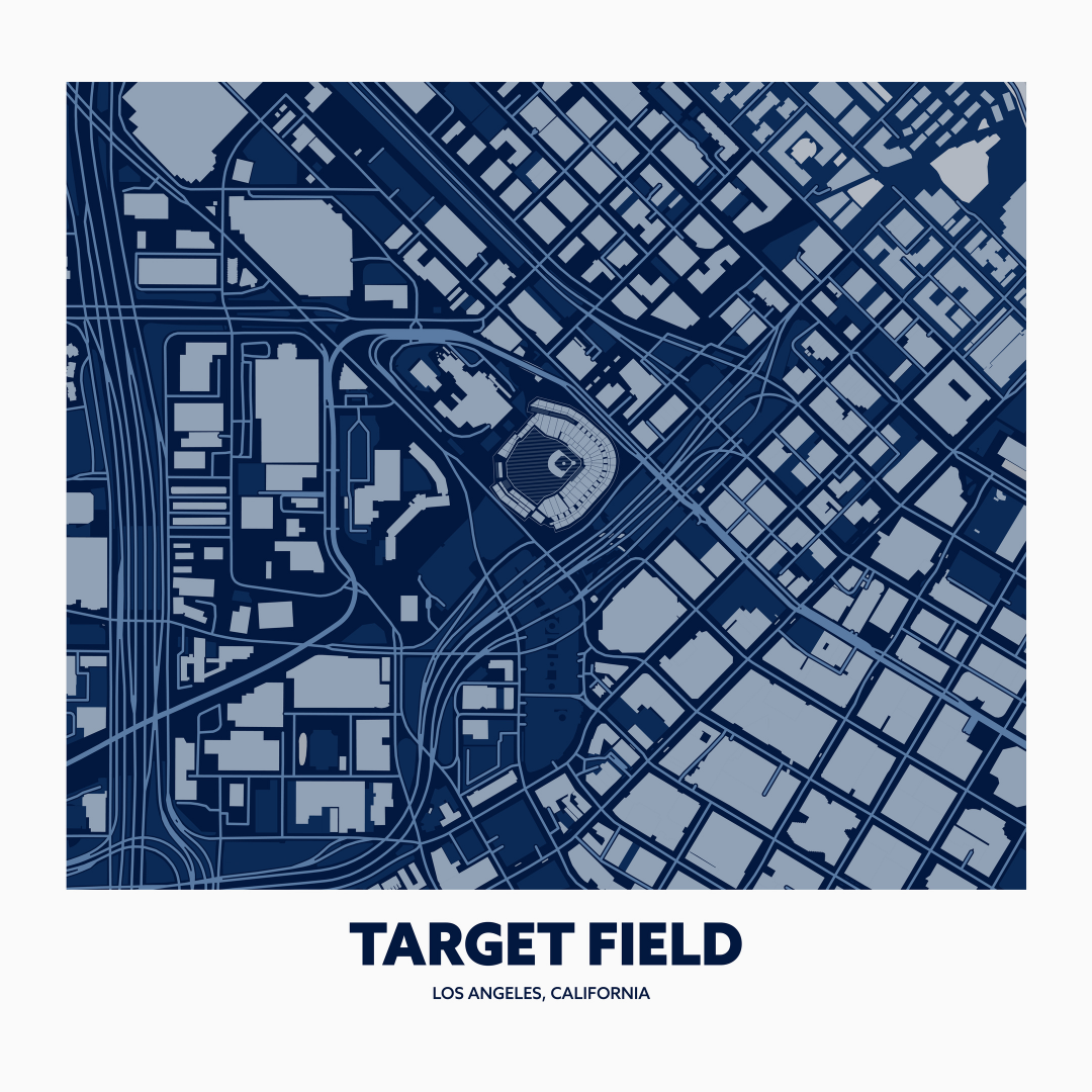 TARGET FIELD STADIUM Aerial - Minimal