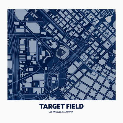 TARGET FIELD STADIUM Aerial - Minimal
