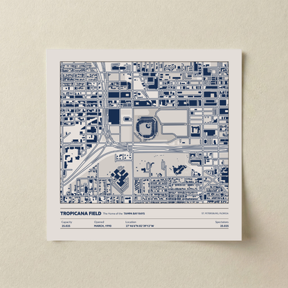 Tropicana Field - Aerial Detailed