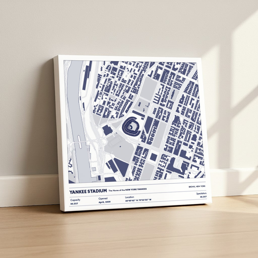 Yankee Stadium - City Map Light