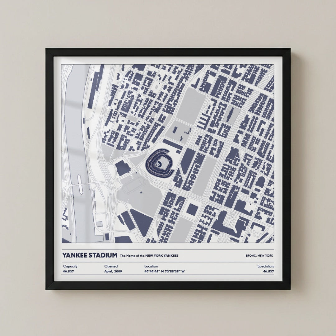 Yankee Stadium - City Map Light