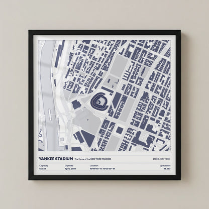 Yankee Stadium - City Map Light