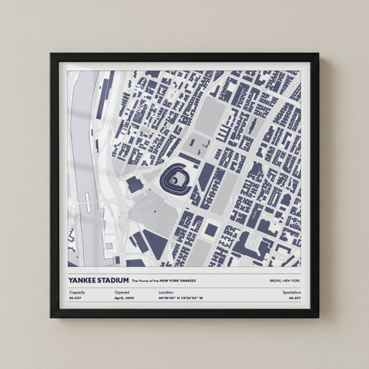 Yankee Stadium - City Map Light