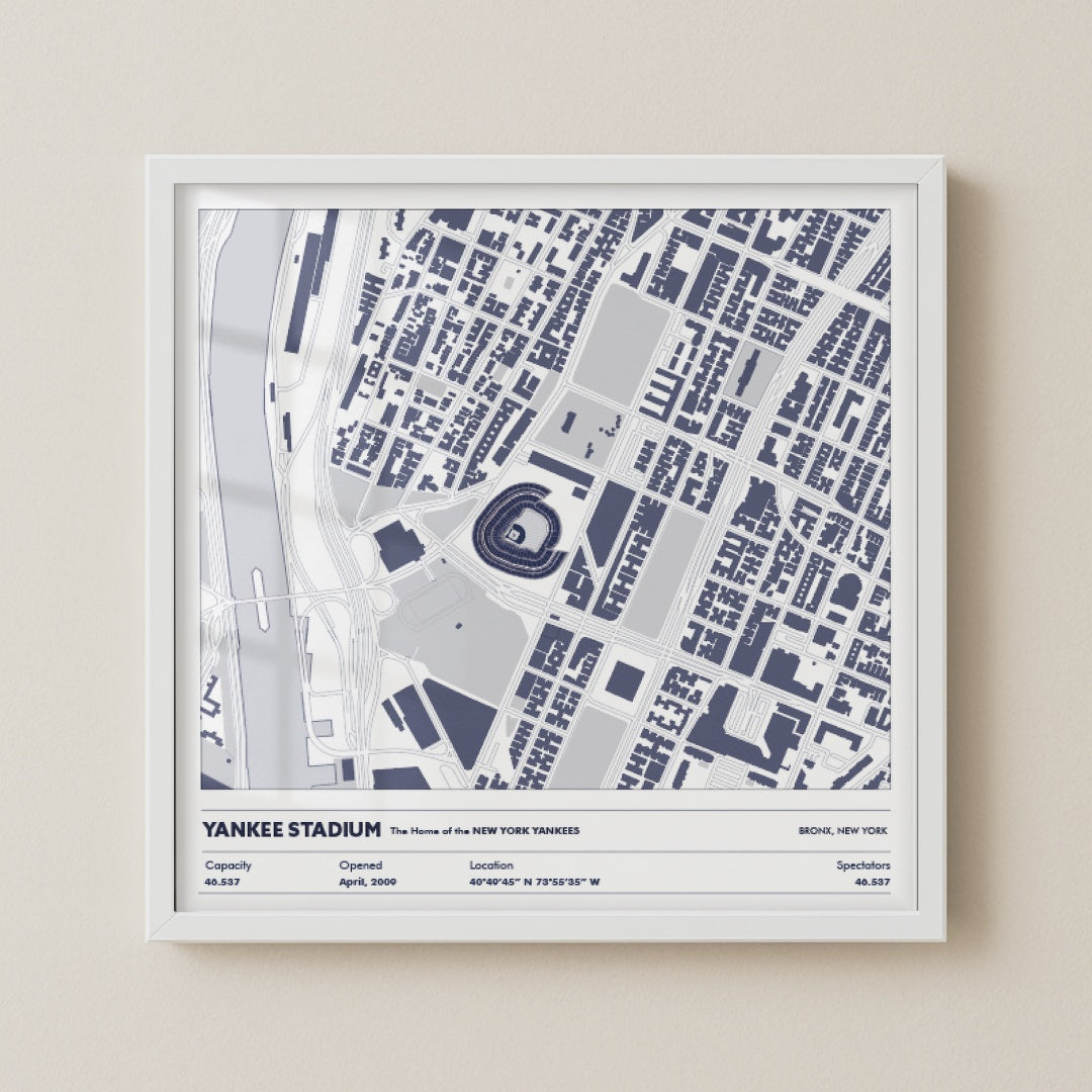 Yankee Stadium - City Map Light