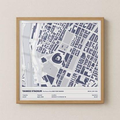 Yankee Stadium - City Map Light
