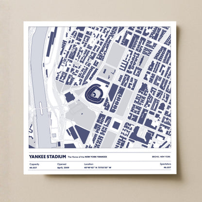 Yankee Stadium - City Map Light
