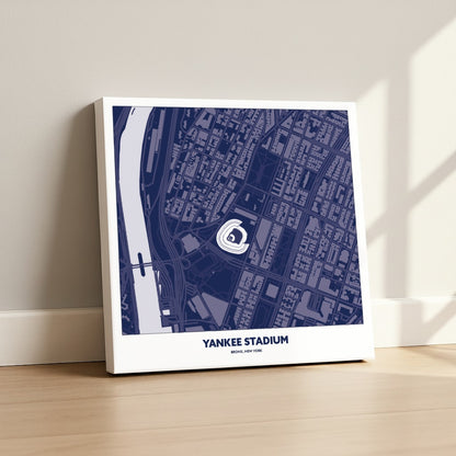 Yankee Stadium - City Map Dark